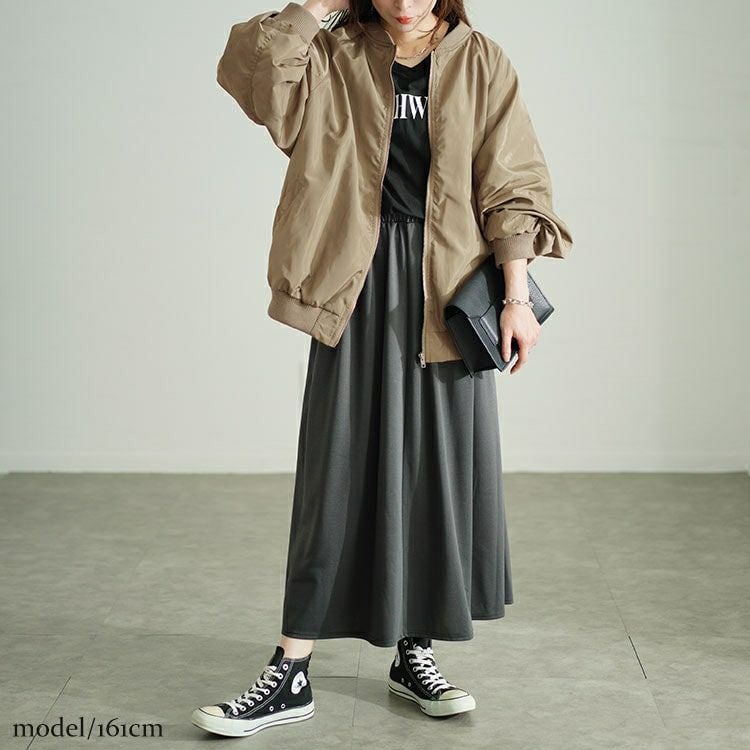 大きいサイズ レディース オーバーサイズMA-1ジャケット　sada-6916