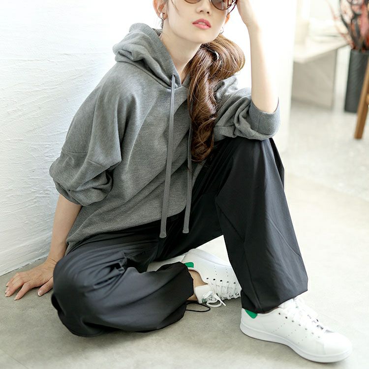 大きいサイズ レディース 裾ドローコードカーゴパンツ　goldy-1554 【メール便可】