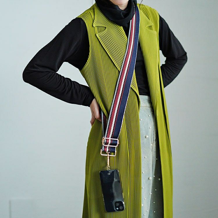 大きいサイズ レディース ランダムストライプマルチショルダーストラップ　art-006 【メール便可】