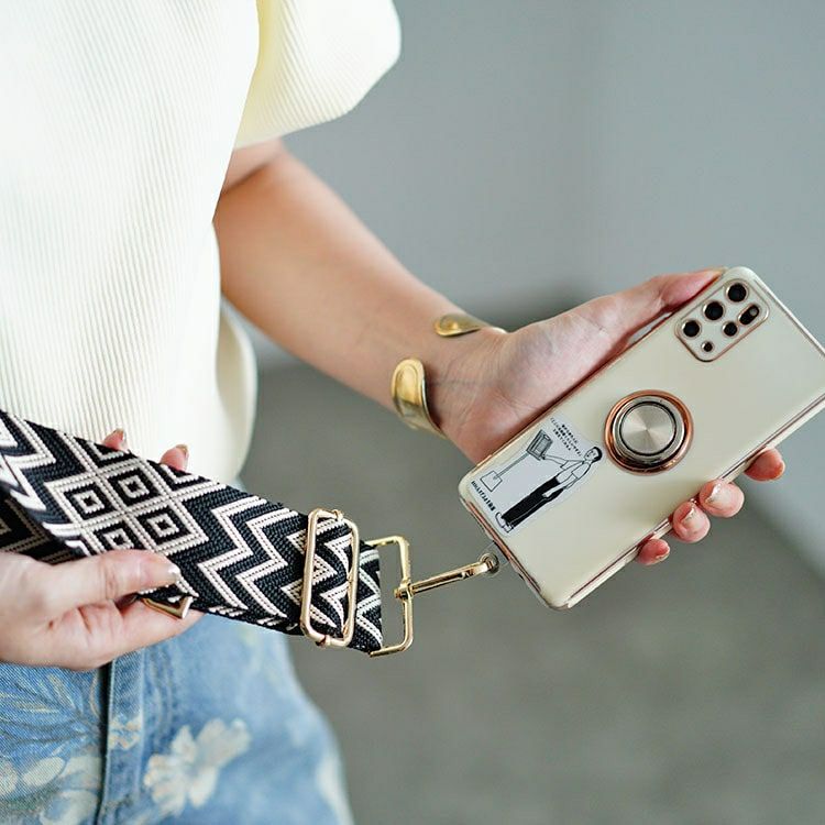 大きいサイズ レディース トライバル柄マルチショルダーストラップ　art-005 【メール便可】