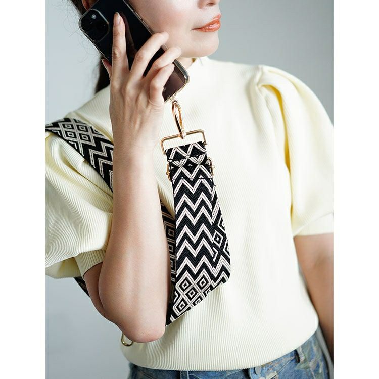 大きいサイズ レディース トライバル柄マルチショルダーストラップ　art-005 【メール便可】