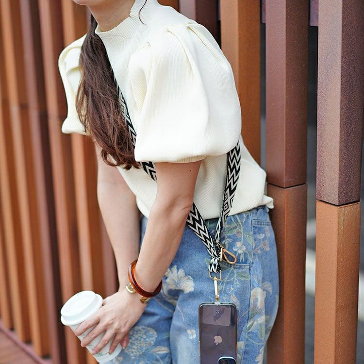 大きいサイズ レディース トライバル柄マルチショルダーストラップ　art-005 【メール便可】