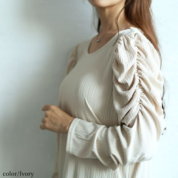 大きいサイズ レディース ランダムテレコパワショルプルオーバー　maru-30075