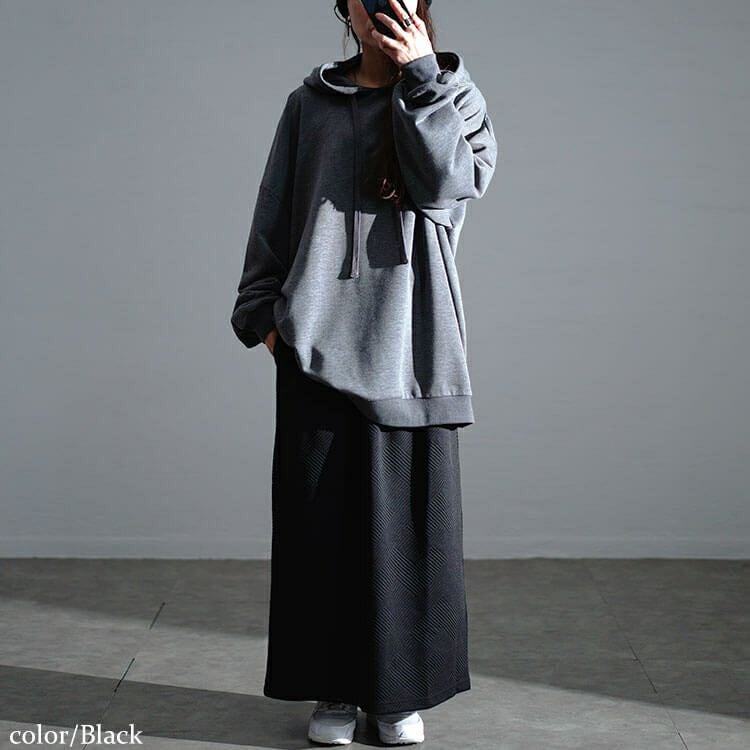 大きいサイズ レディース 幾何学柄ナロースカート　maru-30071