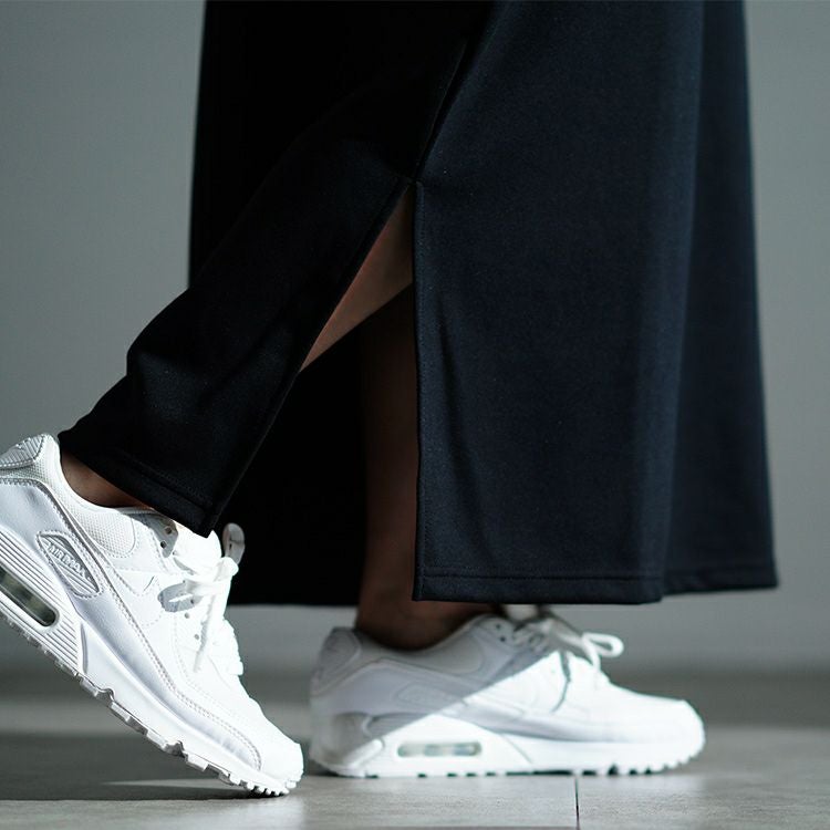 大きいサイズ レディース ハーフジップサイドスリットワンピース　nw-24027