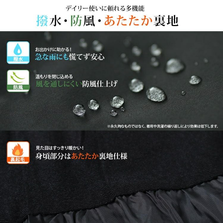 大きいサイズ レディース 撥水防風裏起毛ペプラムマウンテンパーカー　mnfk-542801