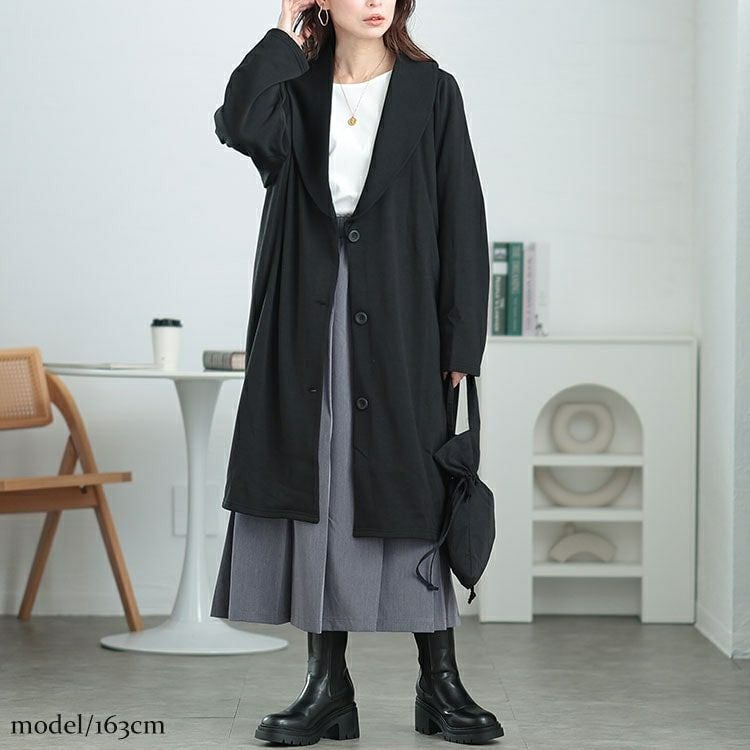 大きいサイズ レディース ウエストタックワイドプリーツスカート　maru-30067