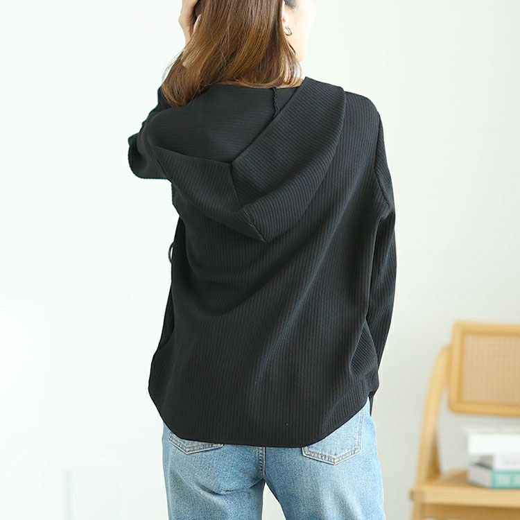 大きいサイズ レディース ダブルジップリブニットパーカー　goldy-1565