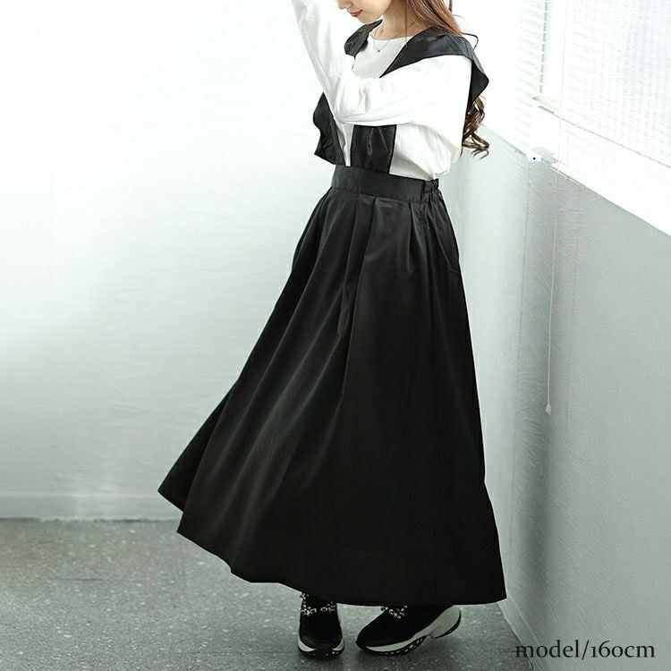 大きいサイズ レディース フリルジャンパースカート　fem-536