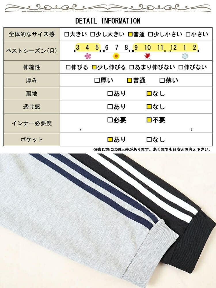 大きいサイズ レディース 袖ラインVネックロゴスウェット　bai-0159