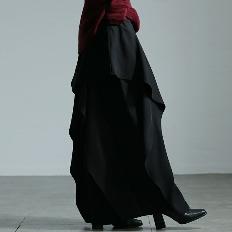 大きいサイズ レディース カスケードパンツ　sw-0664