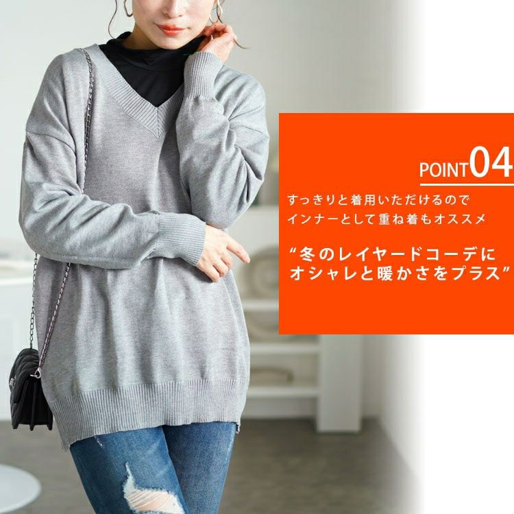 大きいサイズ レディース 吸湿発熱HEAT FITミニハイネックプルオーバー　cpdai-659075 【メール便可】