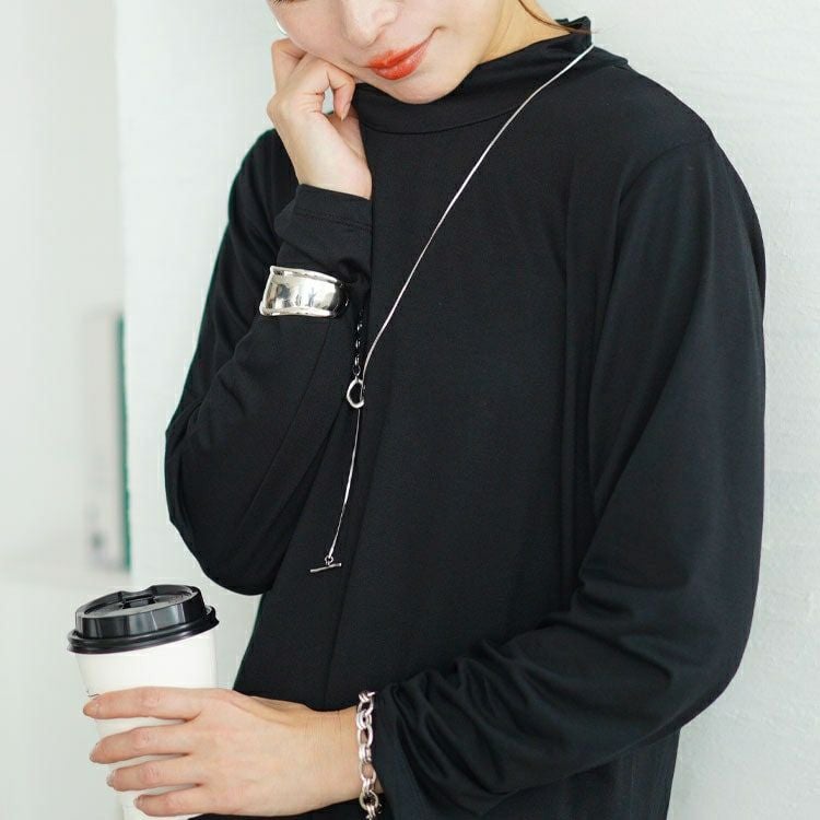 大きいサイズ レディース 吸湿発熱HEAT FITミニハイネックプルオーバー　cpdai-659075 【メール便可】