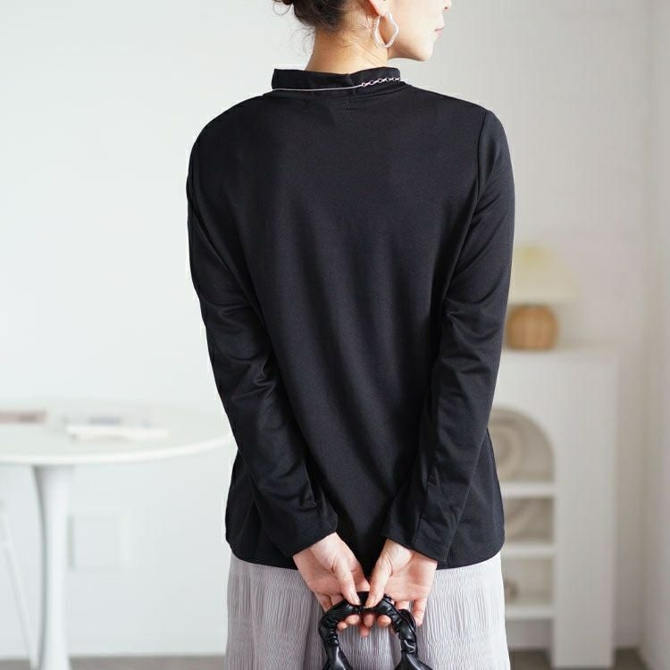 大きいサイズ レディース 吸湿発熱HEAT FITミニハイネックプルオーバー　cpdai-659075 【メール便可】