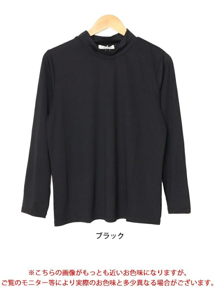 大きいサイズ レディース 吸湿発熱HEAT FITミニハイネックプルオーバー　cpdai-659075 【メール便可】