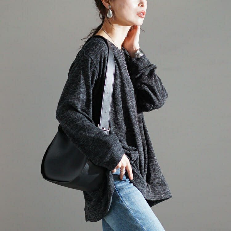 大きいサイズ レディース ラウンドネックタケノコタックプルオーバー　cpdai-659180