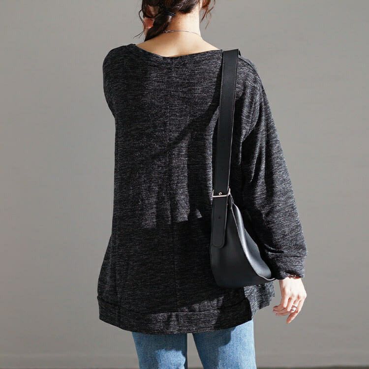 大きいサイズ レディース ラウンドネックタケノコタックプルオーバー　cpdai-659180