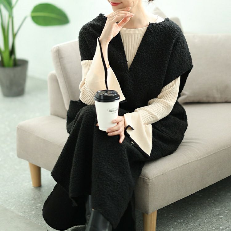 大きいサイズ レディース 深キーネックブークレジャンパースカート　plan-360014