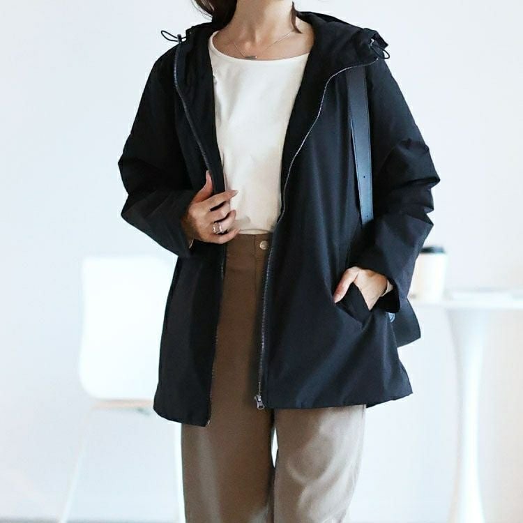 大きいサイズ レディース 中綿マウンテンパーカー　mnfk-548506