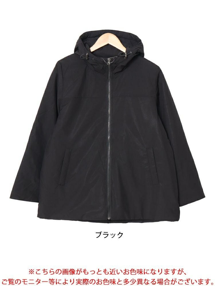 大きいサイズ レディース 中綿マウンテンパーカー　mnfk-548506