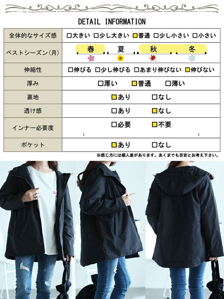 大きいサイズ レディース 中綿マウンテンパーカー　mnfk-548506