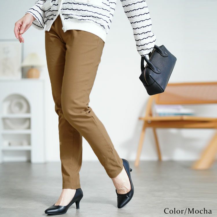 大きいサイズ レディース 微起毛ストレッチスキニーパンツ　tog-1013