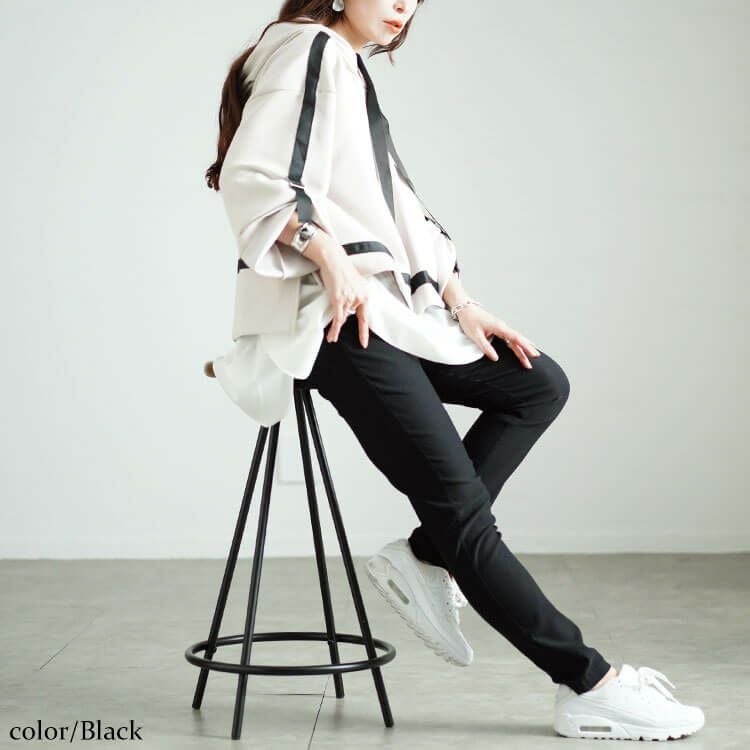 大きいサイズ レディース 微起毛ストレッチスキニーパンツ　tog-1013