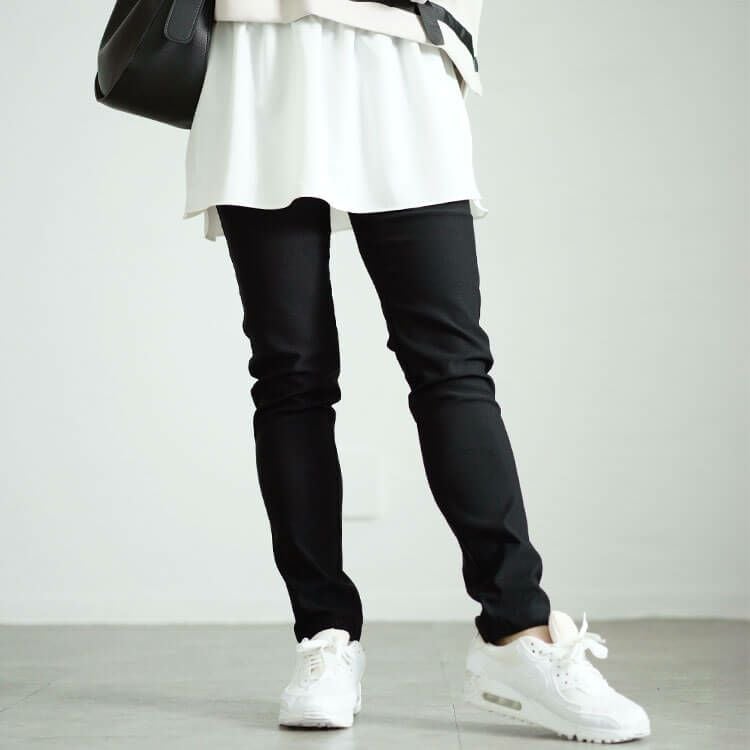 大きいサイズ レディース 微起毛ストレッチスキニーパンツ　tog-1013