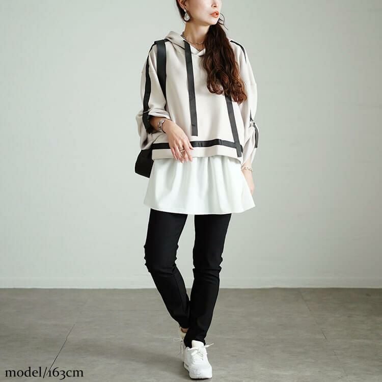 大きいサイズ レディース 微起毛ストレッチスキニーパンツ　tog-1013 ブラック