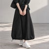 大きいサイズ レディース プリーツ切り替えバルーンスカート　nw-24031