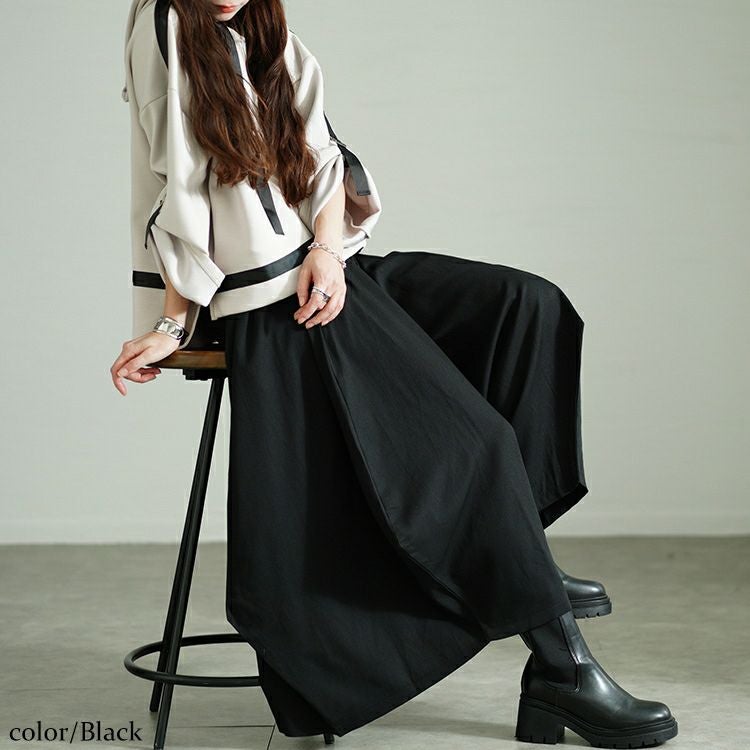 大きいサイズ レディース 変形ワイドバルーンパンツ　sw-0686