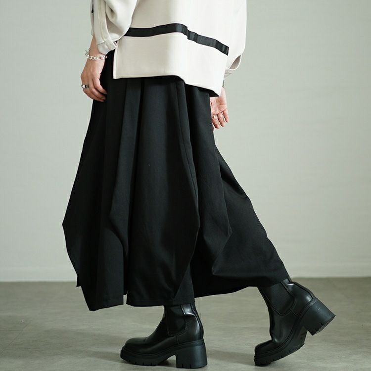 大きいサイズ レディース 変形ワイドバルーンパンツ　sw-0686