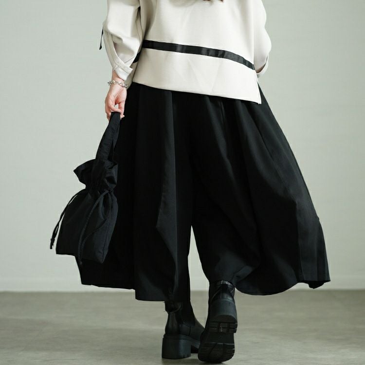 大きいサイズ レディース 変形ワイドバルーンパンツ　sw-0686