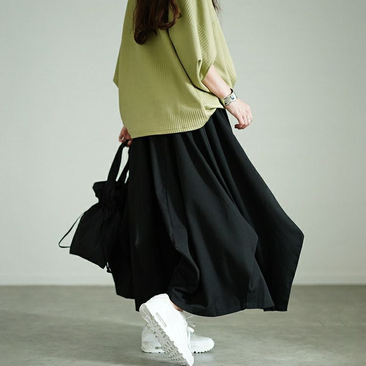 大きいサイズ レディース 変形ワイドバルーンパンツ　sw-0686