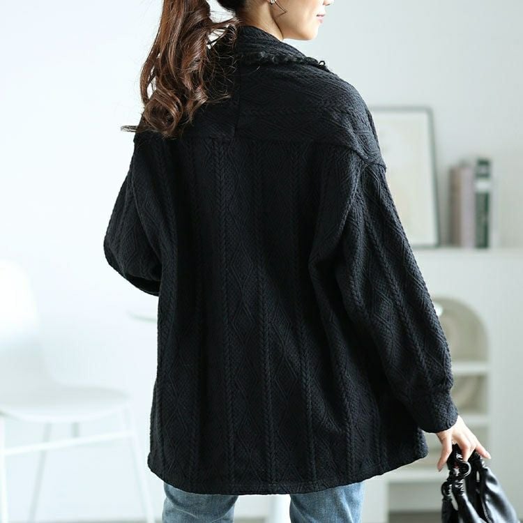 大きいサイズ レディース フリンジガウンカーディガン　jp506