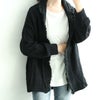 大きいサイズ レディース フリンジガウンカーディガン　jp506 ブラック