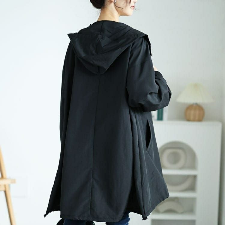 大きいサイズ レディース ナイロンモンスターパーカーコート　tog-1018