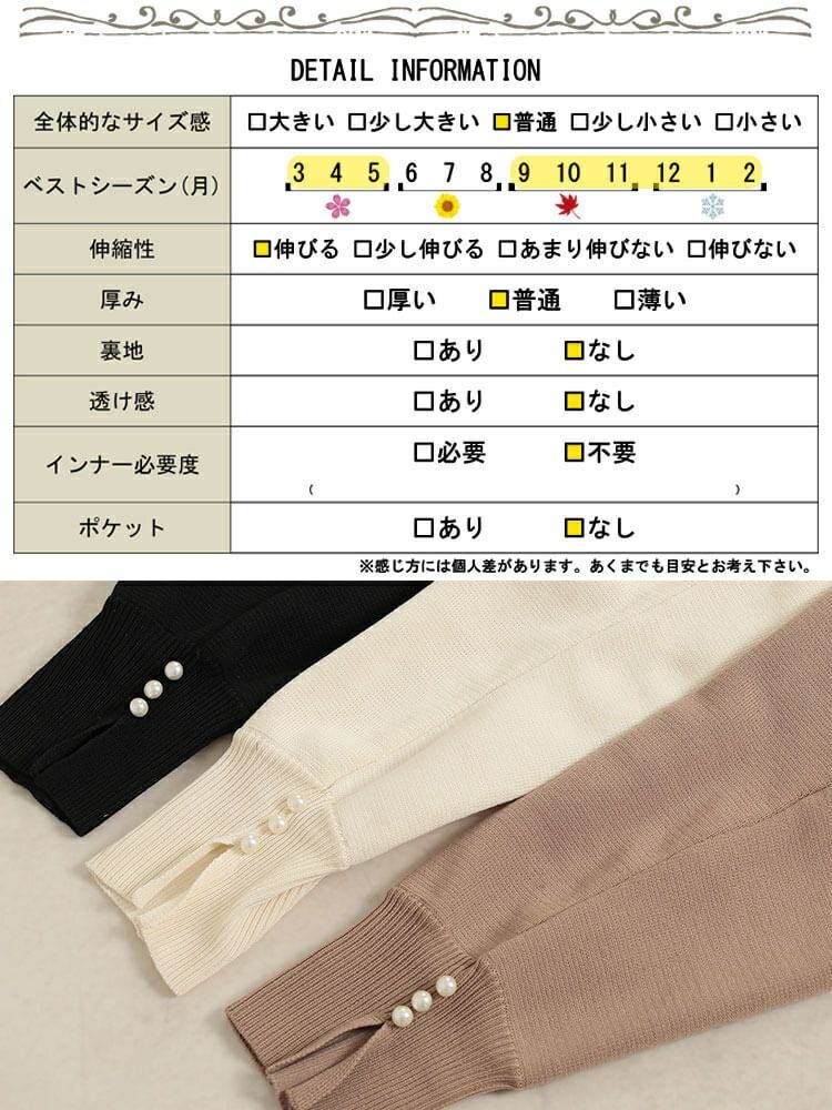 大きいサイズ レディース パールボタンミラノリブドルマンニット　cpdai-640615