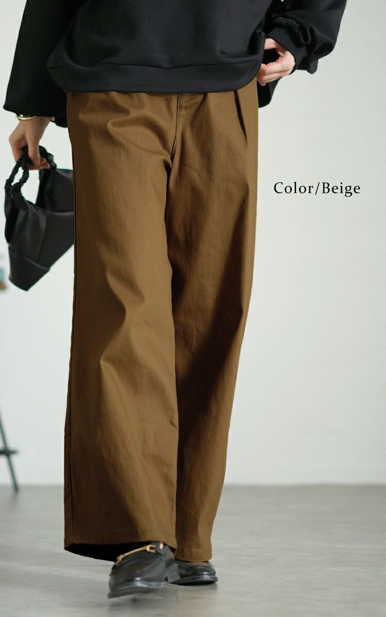 大きいサイズ レディース ストレッチコクーンパンツ　fem-545