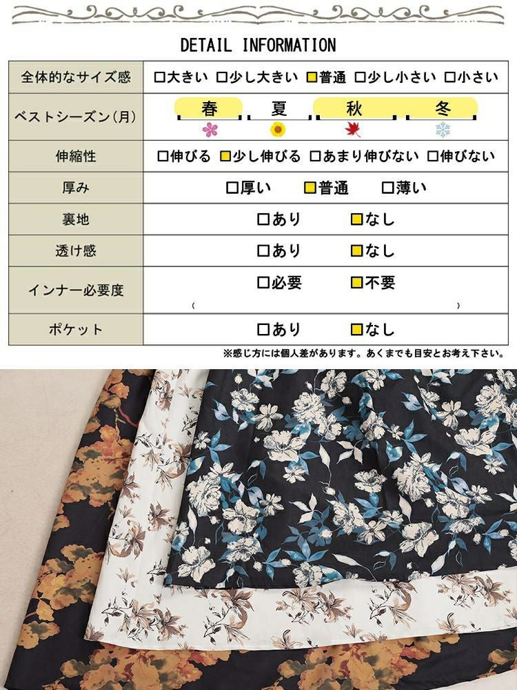 大きいサイズ レディース 花柄ドッキングパーカーワンピース　sw-0699