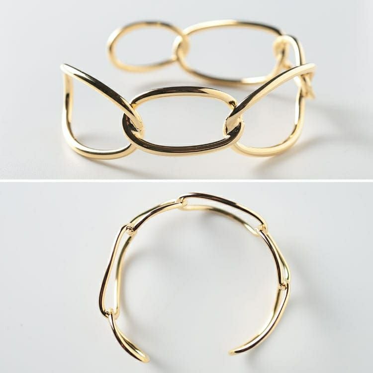 大きいサイズ レディース チェーン風バングル　okbg265-39 【メール便可】