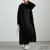大きいサイズ レディース クレイジー切り替えミニハイネックワンピース　maru-30095 ブラック