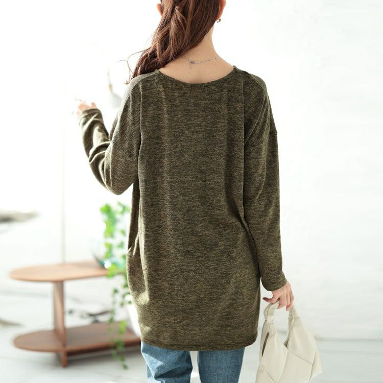 大きいサイズ レディース 胸タックコクーン切り替えプルオーバー　cast-5552007 【メール便可】