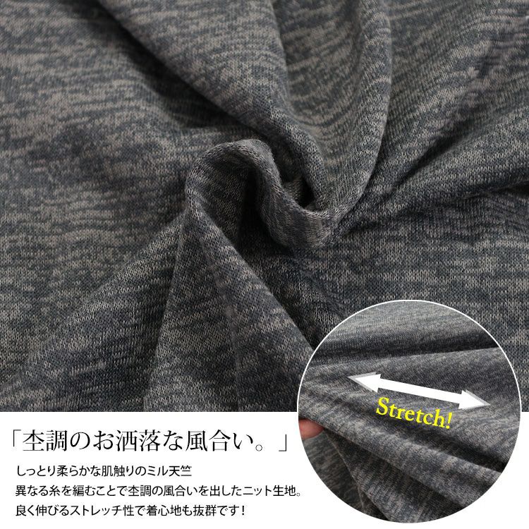 大きいサイズ レディース Vネック裾ギャザーカーディガン　cast-5552006