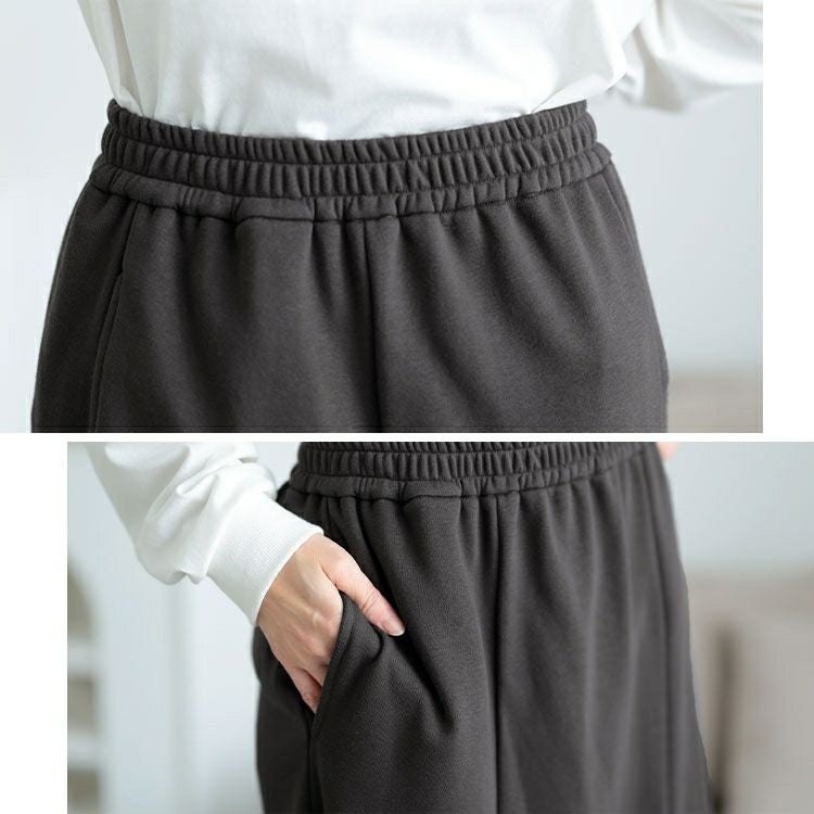 大きいサイズ レディース スウェットマーメイドスカート　fem-553