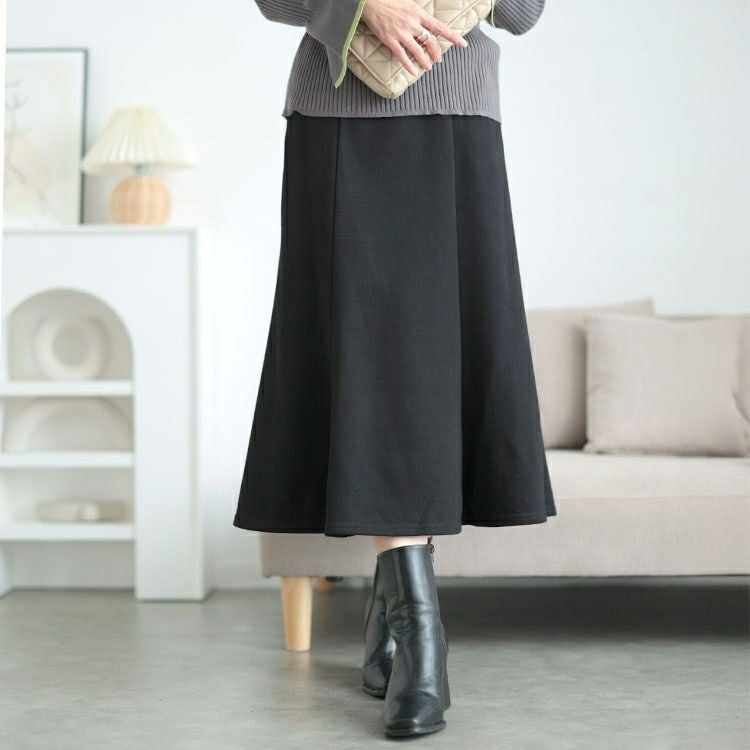 大きいサイズ レディース スウェットマーメイドスカート　fem-553