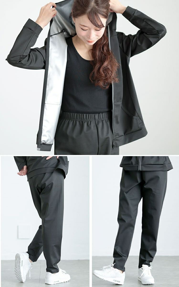 大きいサイズ レディース 超発汗！着るだけダイエットポケット付き