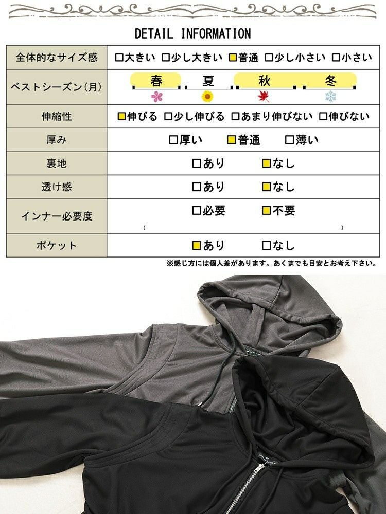 大きいサイズ レディース ウエストギャザーZIPパーカーワンピース maru
