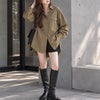 大きいサイズ レディース オーバーサイズシャツ　fem-565
