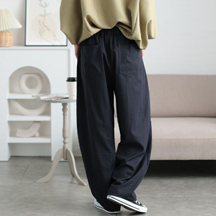 大きいサイズ レディース 裾タックストレッチカーブパンツ　cpdai-640684